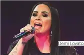  ?? Photos by AFP, AP and Rex Features ?? Demi Lovato.