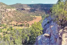  ?? JIM THOMPSON/ JOURNAL ?? Canyon Largo in the Sabinoso Wilderness.