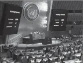  ??  ?? Votimi në OKB për rezolutën kundër embargos së SHBA ndaj Kubës