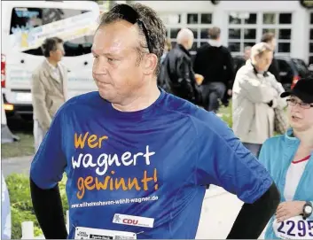  ?? BILD: WOLF HUFENBACH ?? In der Kritik: Oberbürger­meister Andreas Wagner (CDU)