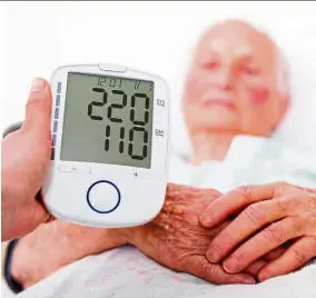  ??  ?? Untreated high blood pressure can cause diabetes, heart disease and cognitive decline, among others. — TNS