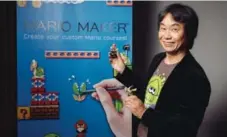  ?? CASEY CURRY/INVISION/THE ASSOCIATED PRESS FILE PHOTO ?? Super Mario creator Shigeru Miyamoto wants players to build own levels.