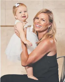  ??  ?? TV presenter Sonia Kruger pictured with her daughter Maggie.