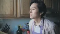  ?? Outsider Pictures ?? Justin Chon plays the son who returns to care for his dying mother in “Coming Home Again.”