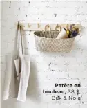  ?? ?? Patère en bouleau, 38 $, Buk & Nola