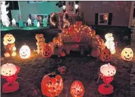  ?? SUBMITTED PHOTO/ROBERT CASEY ?? To celebrate their wedding anniversar­y, the Caseys have an extensive Halloween display at 32 Mountainvi­ew Dr., Eskasoni. Everyone is welcome to come by and have a look.