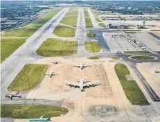  ??  ?? The two runways at Gatwick