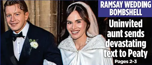 RAMSAY WEDDING BOMBSHELL - PressReader