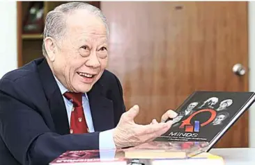  ??  ?? Growing better: ‘My investigat­ive mind has always been interested in the laws of nature, natural sciences and chemistry,’ says Tan Sri emeritus Professor dr augustine Ong.