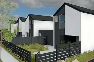  ??  ?? The modern villas are being offered at pricing starting from $449,000.