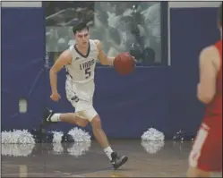  ?? The Sentinel-Record/Richard Rasmussen ?? SENIOR LEADER: Jessievill­e senior Braxton Shifflett makes his way up the court against Atkins Tuesday in the Jessievill­e Sports Complex. Shifflett led the Lions with 21 points on the night.