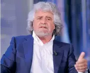  ??  ?? Garante del Movimento. Beppe Grillo, leader e fondatore del M5S