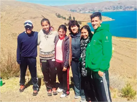  ?? LOS TIEMPOS ?? De izquierda a derecha: Ronal Quispe, Stefany Coronado, Ángela Castro, Martha Marín, Wendy Cornejo, Marco Rodríguez.