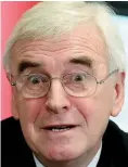  ??  ?? Jibes: John McDonnell