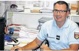  ??  ?? Frédéric Cateigne espère une nouvelle gendarmeri­e pour son équipe.