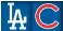  ??  ?? DODGERS VS. CUBS
Cubs lead 1-0 Game 1: Game 2: