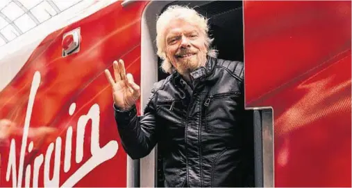  ??  ?? ‘BIG PLANS’: Sir Richard Branson’s Virgin Trains East Coast claims any industrial action by staff will not disrupt its services