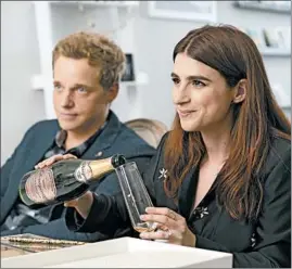  ?? BYRON COHEN/FXX ?? Chris Geere plays Jimmy and Aya Cash is Gretchen in “You’re the Worst,” which is in its fifth and final season.