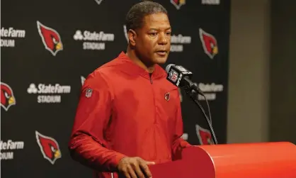  ?? ?? Steve Wilks during his time with the Arizona Cardinals. Photograph: Rick Scuteri/AP