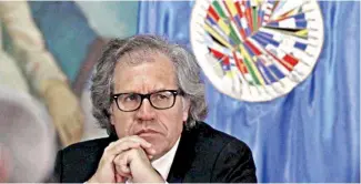  ?? AP ?? Luis Almagro, secretario general de la OEA.