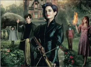  ??  ?? MARVELLOUS: Miss Peregrine’s Home for Peculair Children is based on the best-selling novel by Ransom Riggs. The film stars Eva Green, Asa Butterfiel­d, Chris O’Dowd, Allison Janney, Rupert Everett, Terence Stamp, Ella Purnell, Judi Dench and Samuel L...