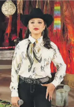  ?? FOTO: CORTESÍA La cantante Lupita Villanueva prepara el lanzamient­o de su primer disco. ??