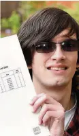 ??  ?? Star Darren Caldwell is registered blind and got seven As
100816cald­well_02