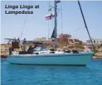  ??  ?? Linga Linga at Lampedusa