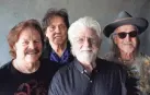  ?? CHRIS PIZZELLO/INVISION/AP ?? Members of the Doobie Brothers, from left, Tom Johnston, John Mcfee, Michael Mcdonald and Pat Simmons pose for a portrait at Show Biz Studios in Los Angeles on Aug. 17. The band has a tour and album out this fall.