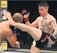  ??  ?? KICKING KING Norman Parke is ready for war in Warsaw