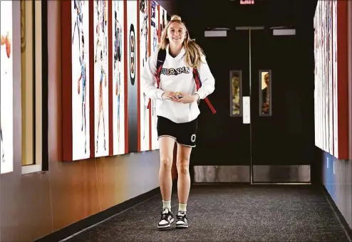  ?? Overtime ?? UConn junior Paige Bueckers has an NIL deal with Gatorade, among other brands. Now she’s adding Crocs footwear.