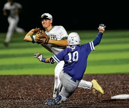  ?? Billy Calzada / Staff photograph­er ?? Second baseman Jacob Burcham will help anchor Reagan’s middle infield and is the team’s top returning hitter (.429 in 2020). Burcham and the Rattlers are in their usual spot atop the area rankings, but they’ll face serious competitio­n this year within their own district.