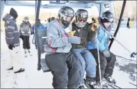  ?? Hearst Connecticu­t Media file photo ?? The Powder Ridge Mountain Park & Resort chair lift in Middlefiel­d. Powder Ridge is among a number of Connecticu­t employers looking to fill out their seasonal jobs for the coming several months.