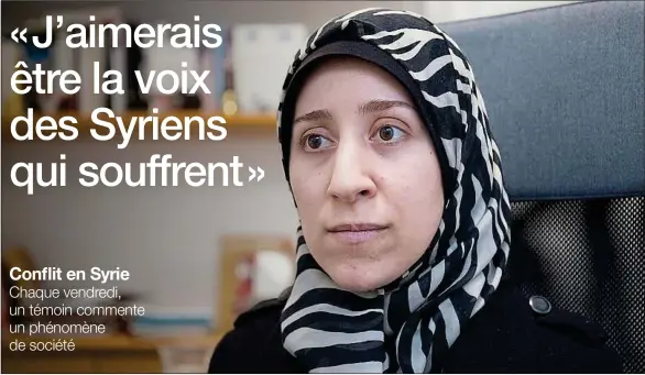  ??  ?? ##JEV#104-96
##JEV#
L’héroïne du documentai­re The Cave est actuelleme­nt en Europe pour encourager les politiques à intervenir afin de faire cesser les combats à Idlib.