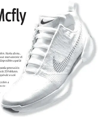 Los tenis de Marty Mcfly vuelven del futuro PressReader