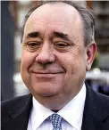  ??  ?? Defiant: Alex Salmond