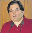  ?? KARUN SHARMA/HT ?? BJP MP Varun Gandhi at CRRID in Chandigarh on Monday.