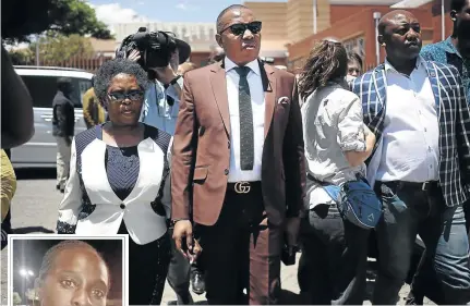  ?? / ALON SKUY ?? ANC MP Mduduzi Manana allegedly offered his former domestic worker, Christine Wiro (inset), who had pressed assault charges against him, R100 000 for the charges to be withdrawn on Sunday night.