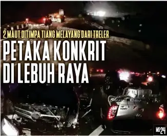 Petaka Konkrit Di Lebuh Raya Pressreader