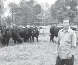  ?? Submitted photo ?? Farmer Koua Thao and his wife, Mai Her, have been able to create a successful business in Miller County through a contract with Tyson by selling eggs, which will be hatched and raised for meat production. In an effort to diversify his farming...