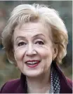  ??  ?? Victory... the PM and Tory rebel Andrea Leadsom