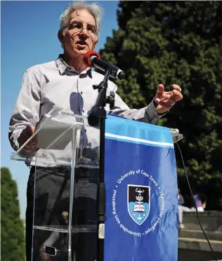  ?? Picture: Tracey Adams ?? SUPPOSEDLY ‘A COMRADE’: Dr Max Price was installed as UCT vice-chancellor in August 2008. According to the writer, he was the least qualified candidate.