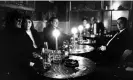  ?? Photograph: Trinity Mirror/Mirrorpix/Alamy ?? Drinking by candleligh­t in a pub in Newcastle upon Tyne in December 1970.