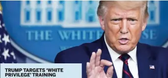  ?? GETTY IMAGES ?? President Donald Trump speaks Friday during a news conference at the White House.