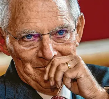  ?? Foto: Paul Zinken, dpa ?? Cdu‰politiker Wolfgang Schäuble: „Das ist ein Begriff, der mir gar nicht gefällt.“