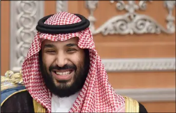  ??  ?? ولي العهد السعودي محمد بن سلمان