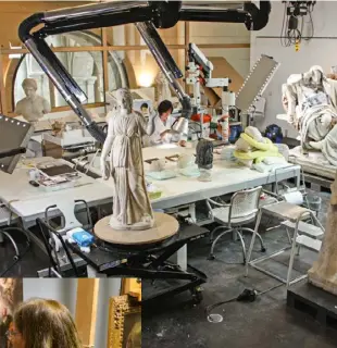  ?? ?? Taller de restauraci­ón de esculturas. El origen del Taller de Restauraci­ón del Museo del Prado se remonta a la propia fundación del Museo, hace casi 200 años.