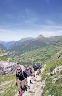  ?? FOTO: MICHAEL JUHRAN ?? Rund 840 Höhenmeter sind bei der Wanderung zur Gleckstein­hütte zu überwinden.