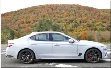  ?? STAFF PHOTO BY MARC GRASSO/MEDIANEWS GROUP/BOSTON HERALD ?? The Genesis G70
