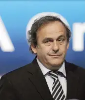  ?? ANSA ?? Michel Platini, 60 anni, n.1 (squalifica­to) della Uefa